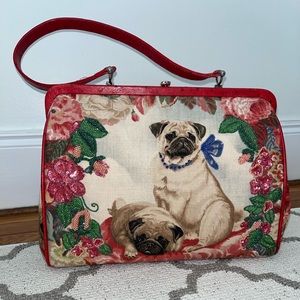 Isabella Fiore RARE pug purse